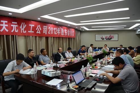 公司2012年股东会议现场