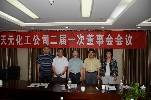 公司二届一次董事会成员合影