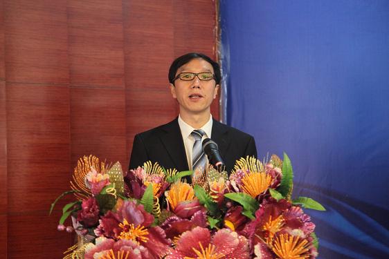公司董事长毛世强做致欢迎辞